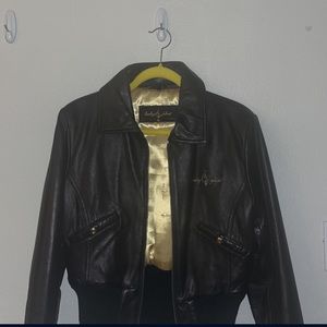 Baby Phat Leather Jacket!! Size M